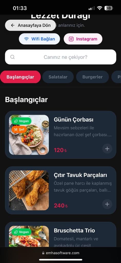 Mobile App Interface